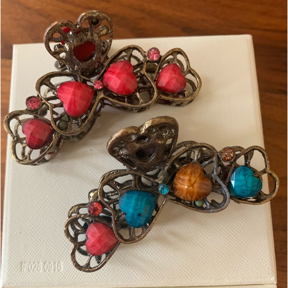 Cute retro hairclips
